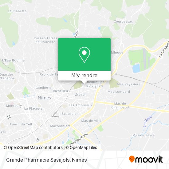 Grande Pharmacie Savajols plan