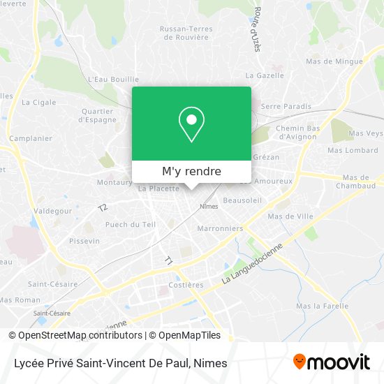 Lycée Privé Saint-Vincent De Paul plan