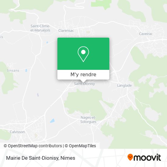 Mairie De Saint-Dionisy plan