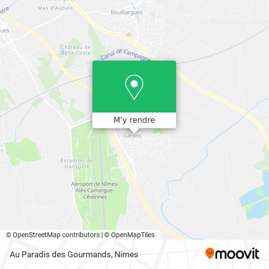 Au Paradis des Gourmands plan
