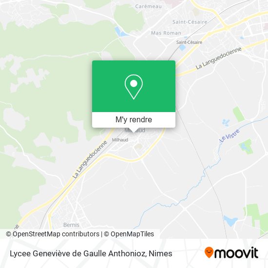 Lycee Geneviève de Gaulle Anthonioz plan