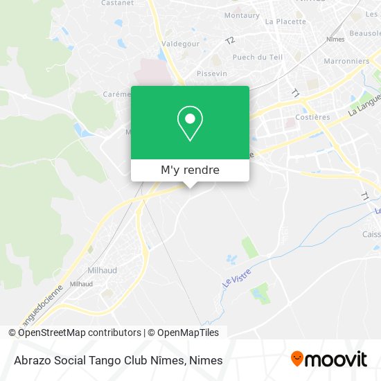 Abrazo Social Tango Club Nîmes plan