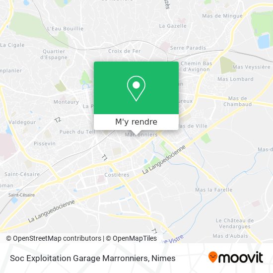 Soc Exploitation Garage Marronniers plan