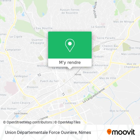 Union Départementale Force Ouvrière plan