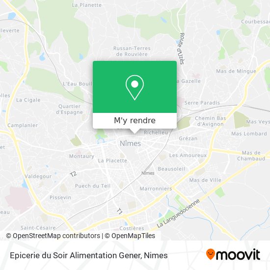 Epicerie du Soir Alimentation Gener plan