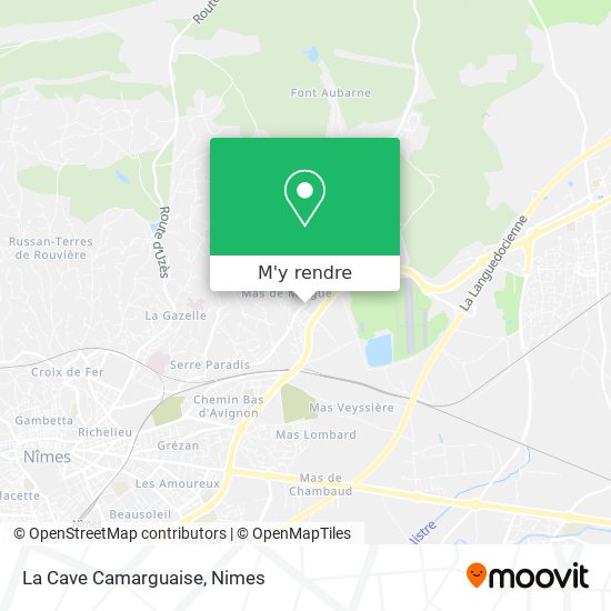 La Cave Camarguaise plan