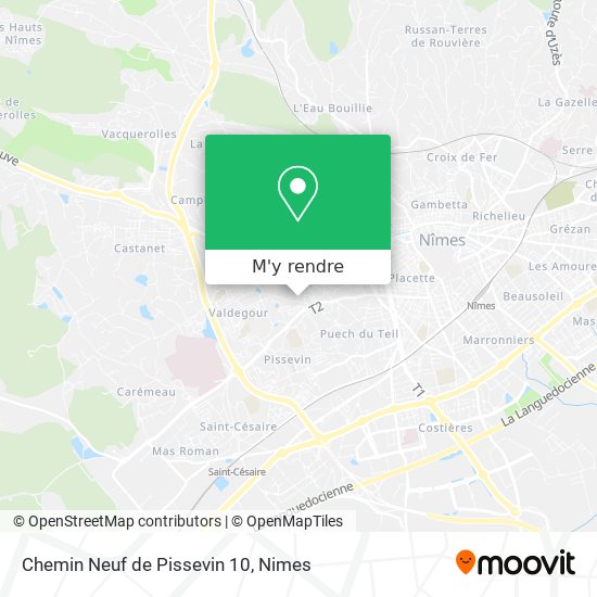 Chemin Neuf de Pissevin 10 plan