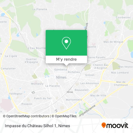 Impasse du Château Silhol 1 plan
