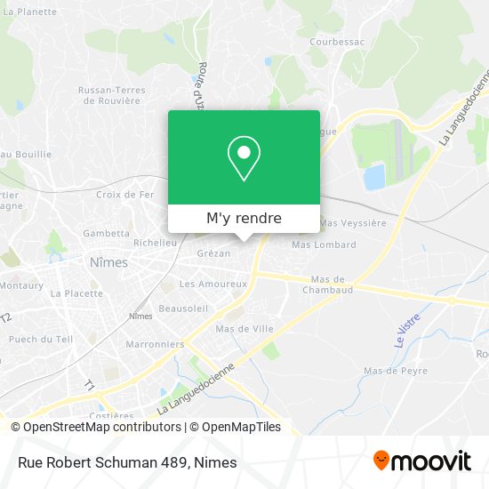 Rue Robert Schuman 489 plan