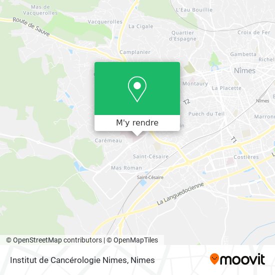 Institut de Cancérologie Nimes plan