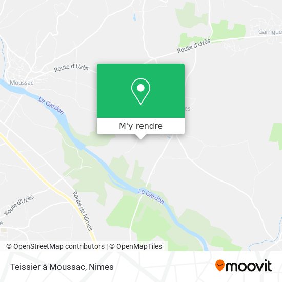 Teissier à Moussac plan