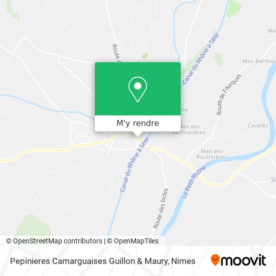 Pepinieres Camarguaises Guillon & Maury plan