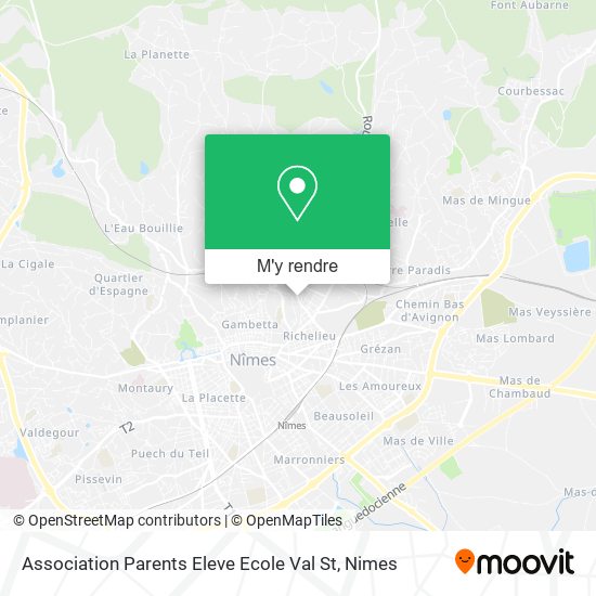 Association Parents Eleve Ecole Val St plan