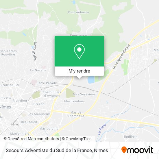 Secours Adventiste du Sud de la France plan