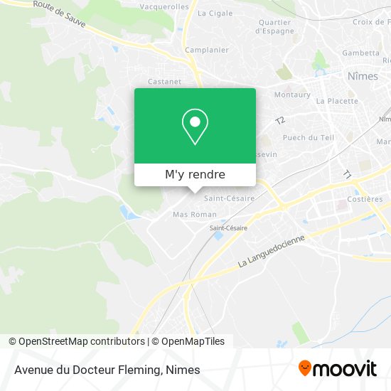 Avenue du Docteur Fleming plan