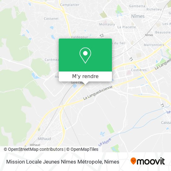 Mission Locale Jeunes Nîmes Métropole plan