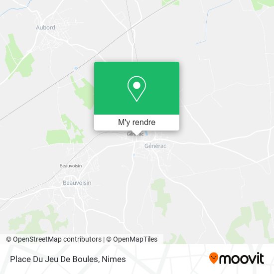 Place Du Jeu De Boules plan