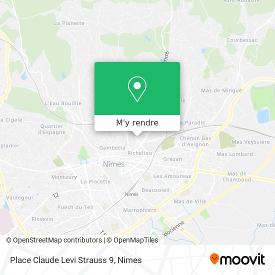 Place Claude Levi Strauss 9 plan