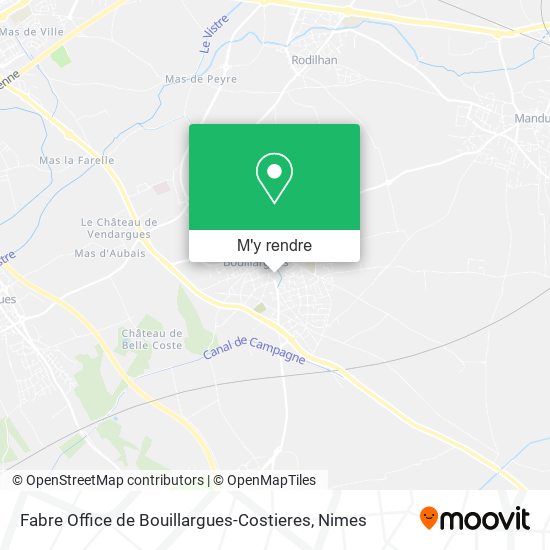 Fabre Office de Bouillargues-Costieres plan
