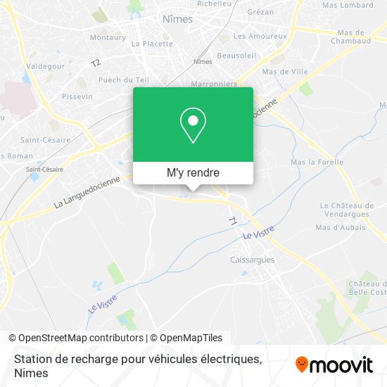 Station de recharge pour véhicules électriques plan