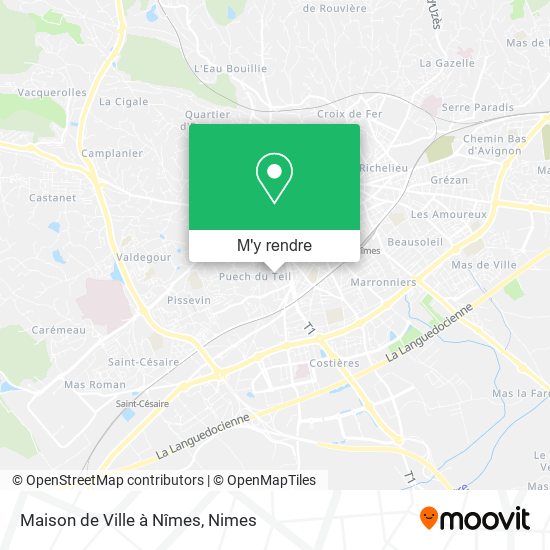 Maison de Ville à Nîmes plan