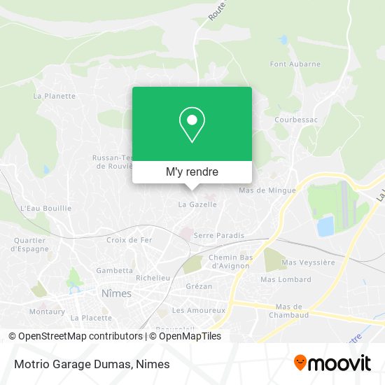 Motrio Garage Dumas plan