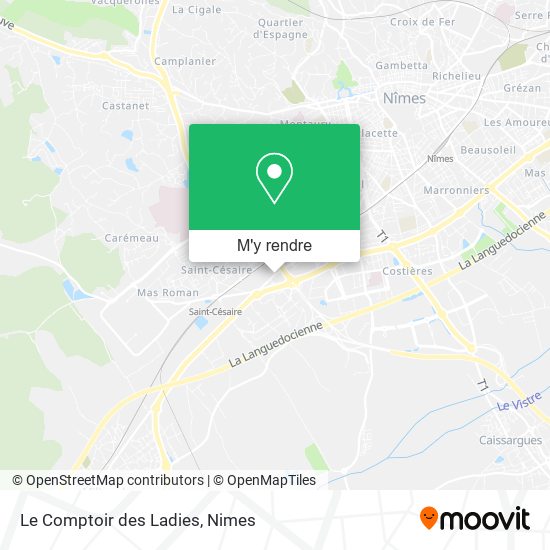 Le Comptoir des Ladies plan