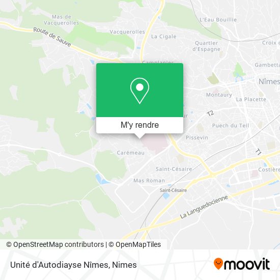 Unité d'Autodiayse Nîmes plan