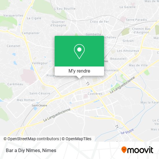 Bar a Diy Nîmes plan