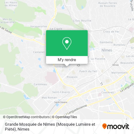 Grande Mosquée de Nîmes (Mosquée Lumière et Piété) plan