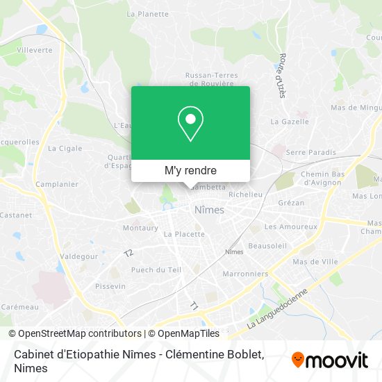 Cabinet d'Etiopathie Nîmes - Clémentine Boblet plan