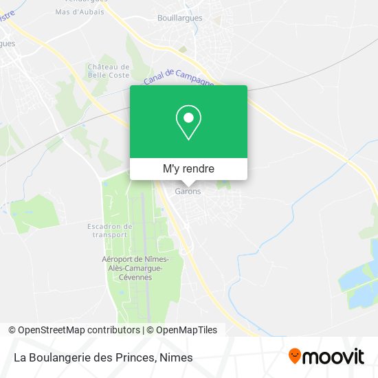 La Boulangerie des Princes plan