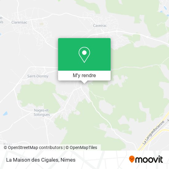 La Maison des Cigales plan