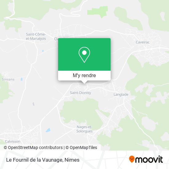 Le Fournil de la Vaunage plan