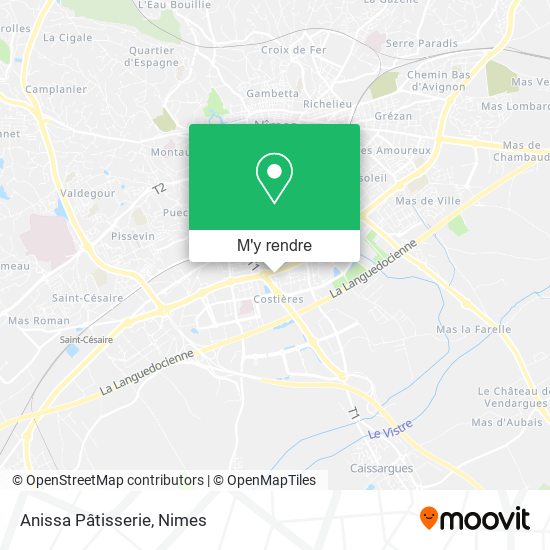 Anissa Pâtisserie plan