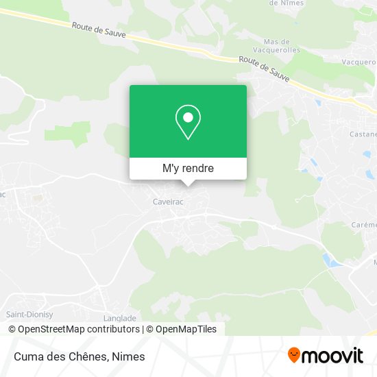 Cuma des Chênes plan