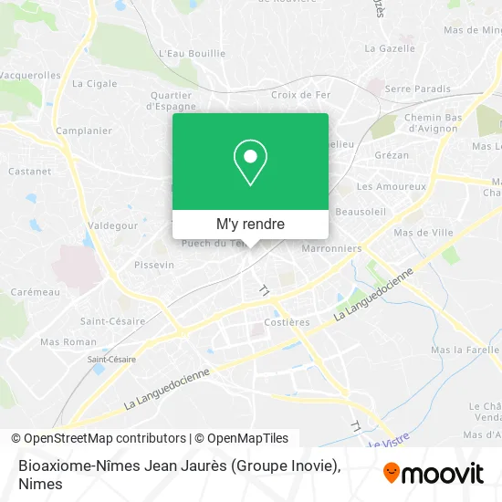 Bioaxiome-Nîmes Jean Jaurès (Groupe Inovie) plan