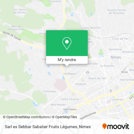Sarl es Sebbar Sabatier Fruits Légumes plan