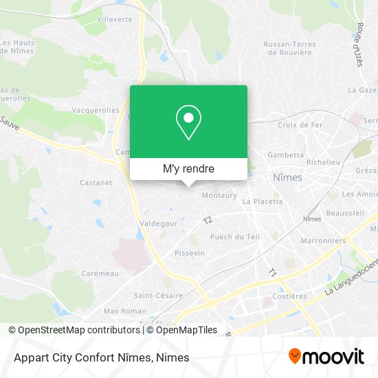Appart City Confort Nîmes plan
