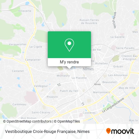 Vestiboutique Croix-Rouge Française plan