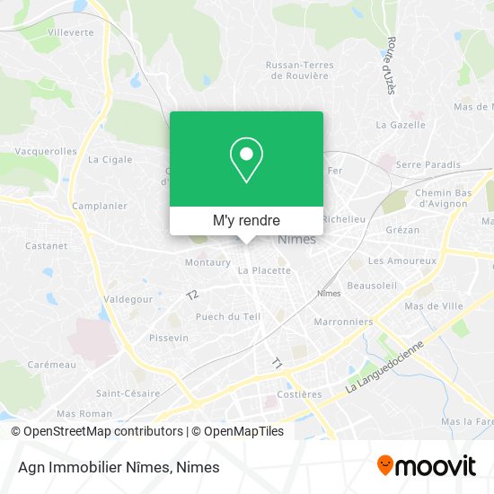 Agn Immobilier Nîmes plan