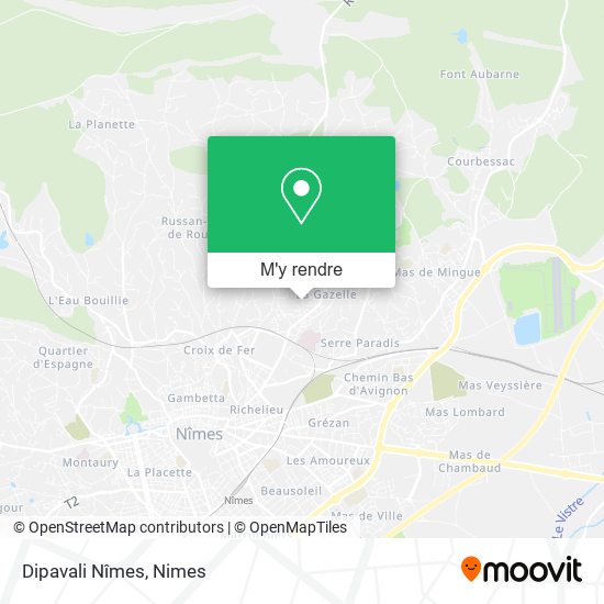 Dipavali Nîmes plan