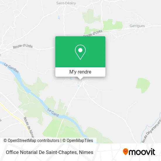 Office Notarial De Saint-Chaptes plan