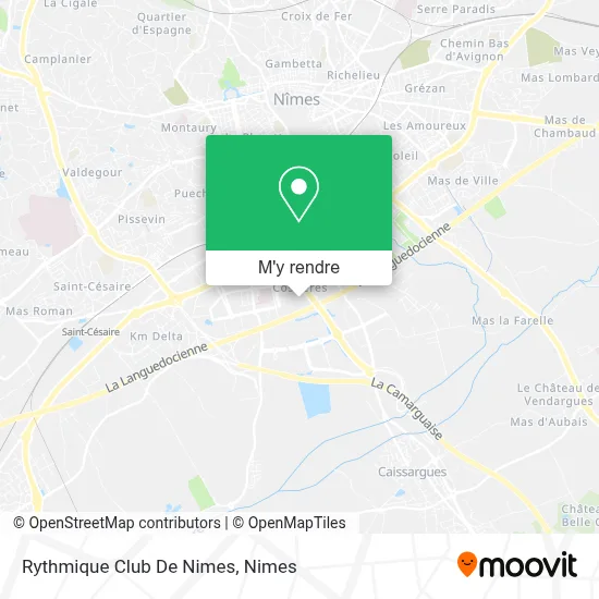 Rythmique Club De Nimes plan