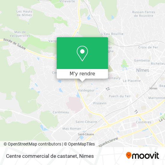 Centre commercial de castanet plan