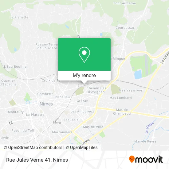 Rue Jules Verne 41 plan