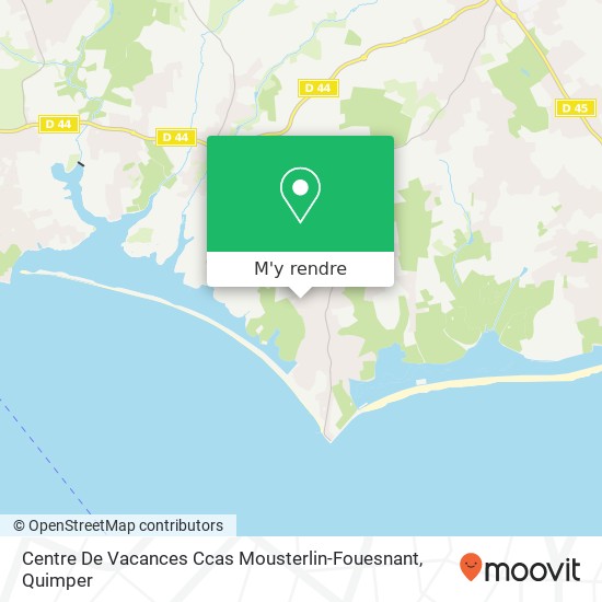 Centre De Vacances Ccas Mousterlin-Fouesnant plan