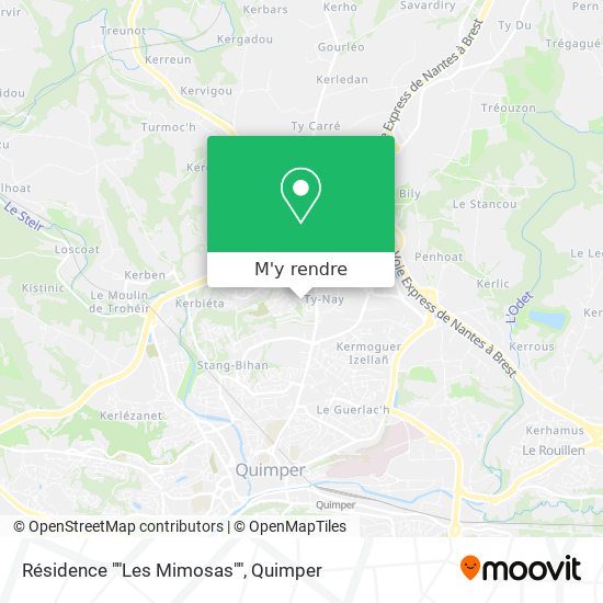 Résidence ""Les Mimosas"" plan