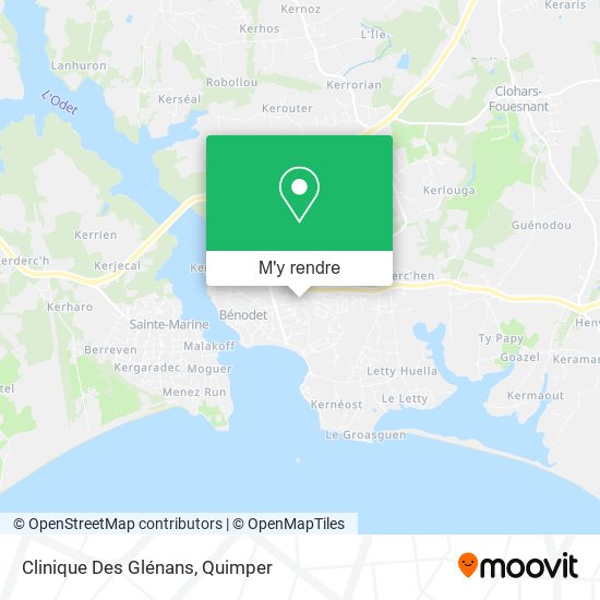 Clinique Des Glénan plan