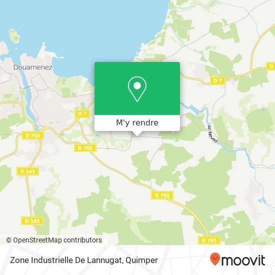 Zone Industrielle De Lannugat plan